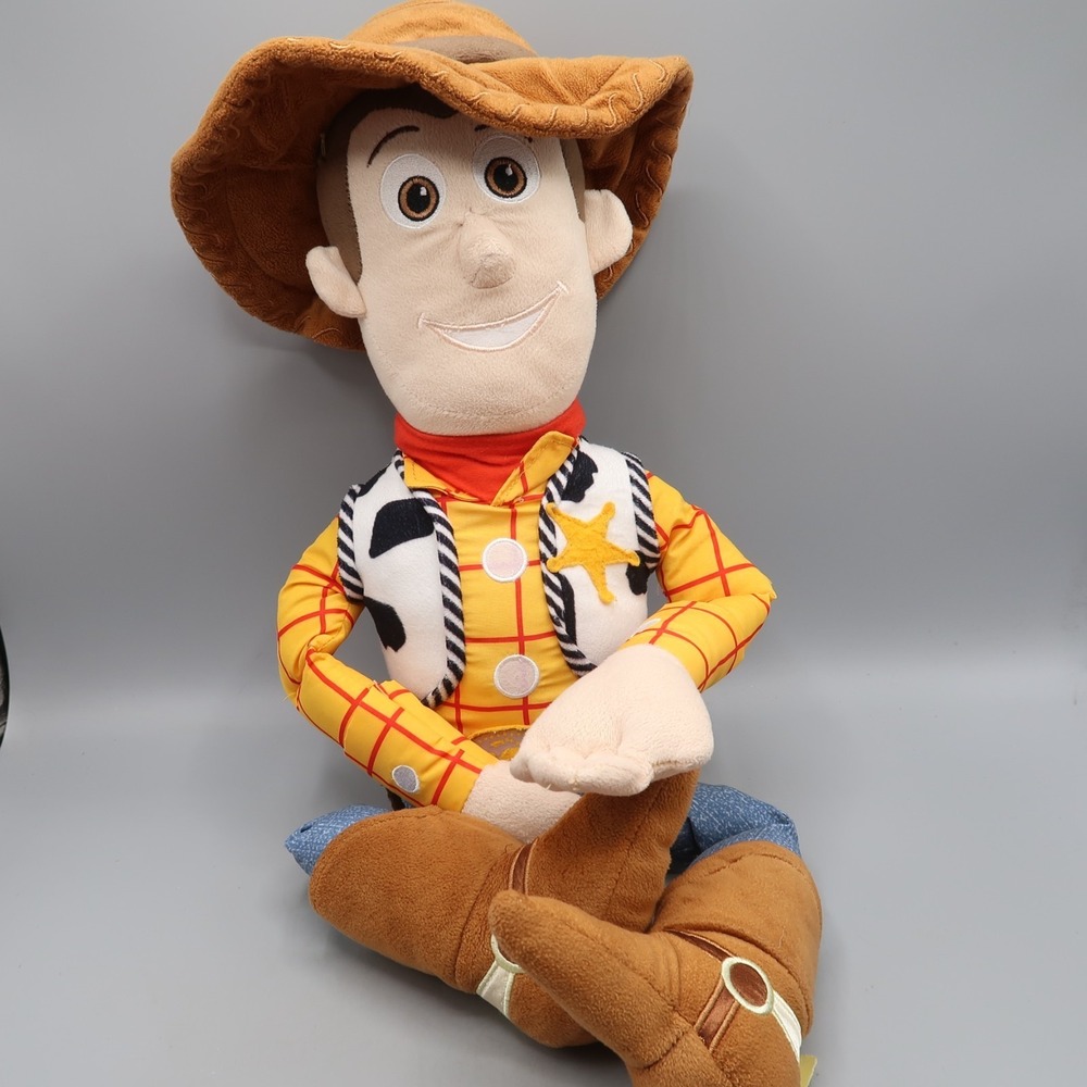 Disney Toy Story 25" Woody And 16" Jesse Plush Soft Doll Stuffed Lot Set - Picture 8 of 9